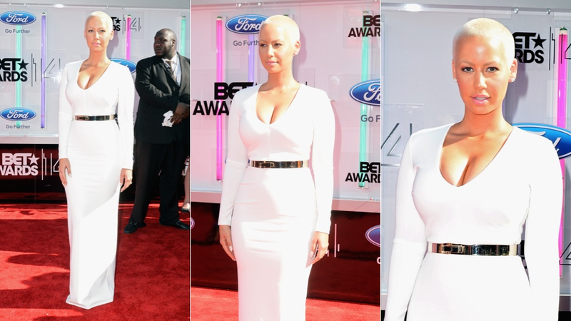 Illustration for article titled Cleavage, Cut Outs and Crop Tops at the BET Awards